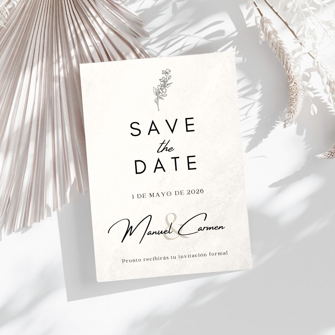 elegant Save The Date